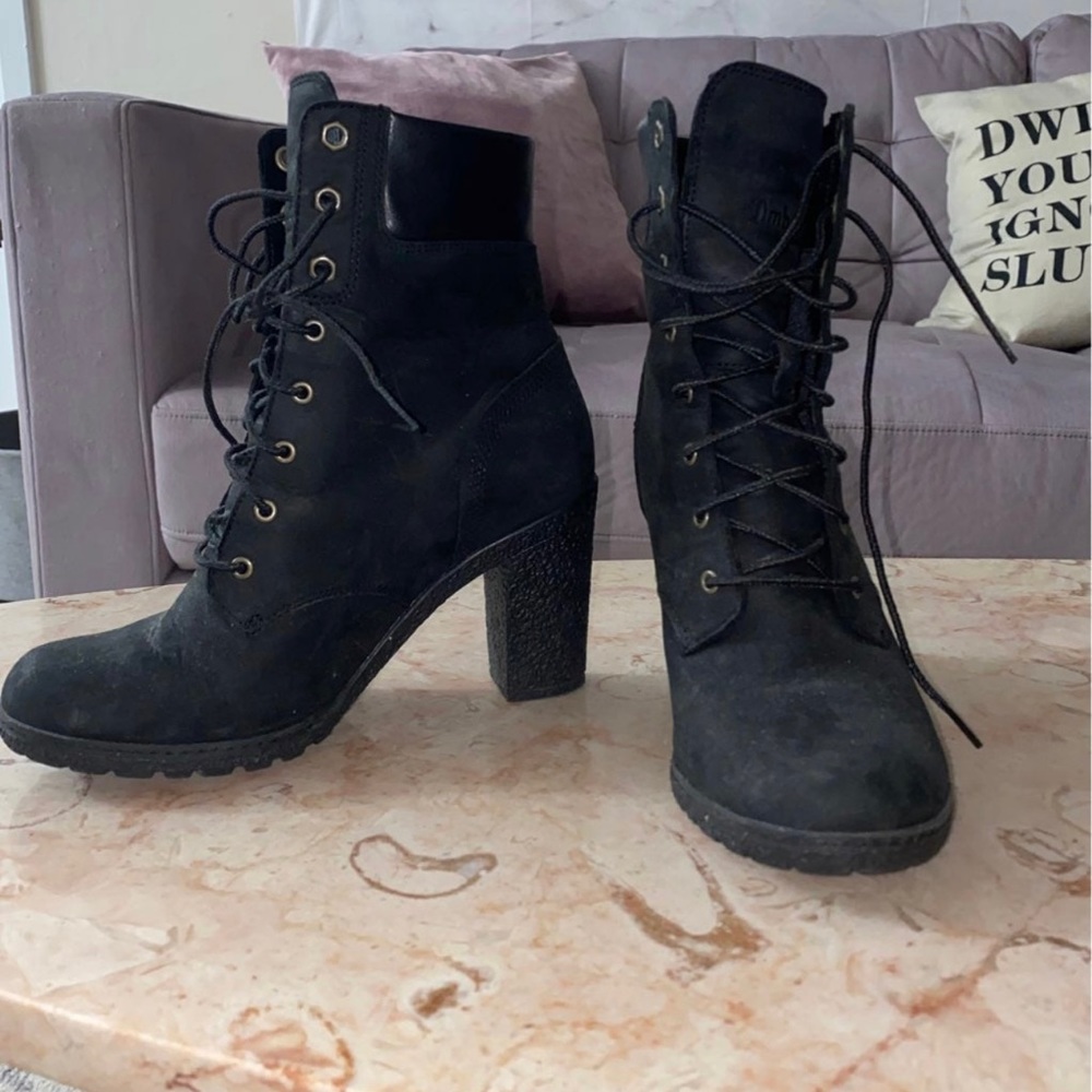 Women's Camdale Chunky Heel Timberland Boots Size 7